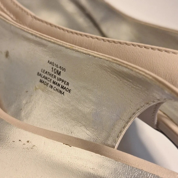 David Tate Bella leather sling back  SZ 10 - Picture 5 of 9